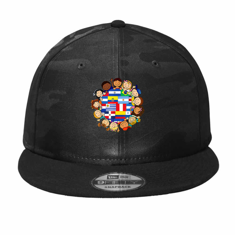 Hispanic Heritage Month Kids Latina T Shirt Camo Snapback by cm-arts | Artistshot