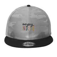 Emergency Nurse Leopard Nurse Gift Camo Snapback | Artistshot