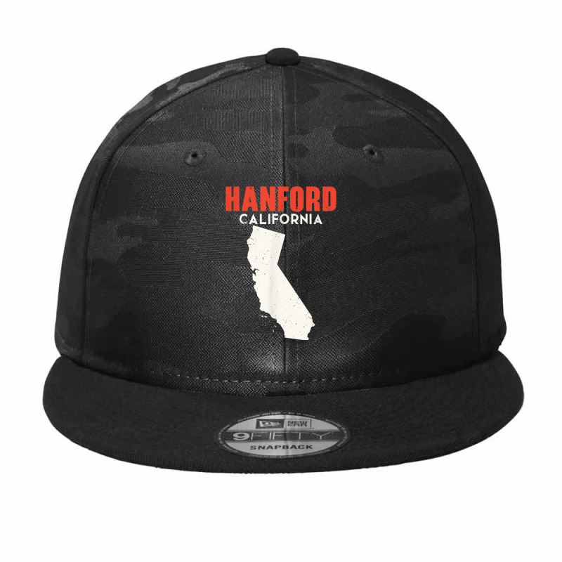 Hanford California Usa State America Travel Californian Camo Snapback by Newshirt | Artistshot