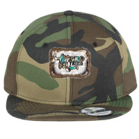 Womens Mama Tried Country Leopard Lightning Bolt Western Retro Flat Bill Snapback Cap | Artistshot