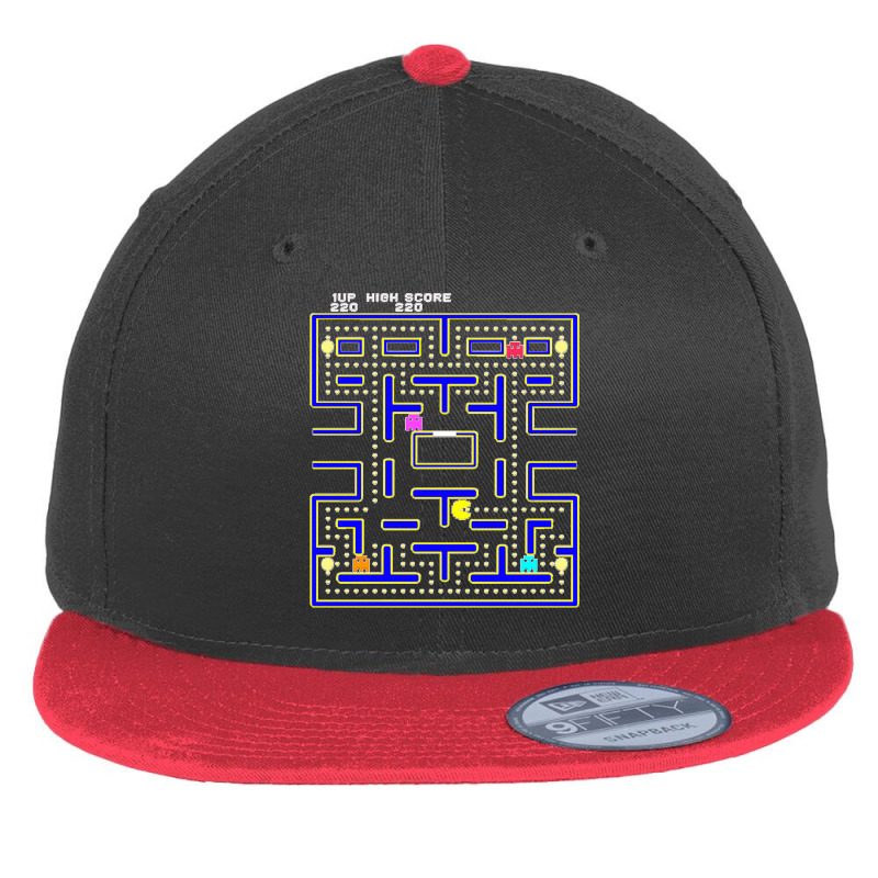 Classic Arcade Computer Game Of The 80s V11 Classic Flat Bill Snapback Cap by cm-arts | Artistshot