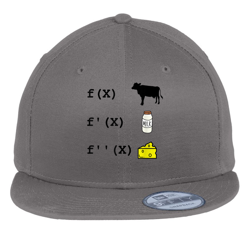 Funny Derivative Analysis Mathematics Math Teacher Student Funny Gift Flat Bill Snapback Cap by Aria-Proctor | Artistshot