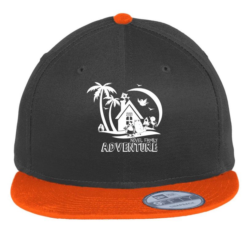 Novel Family Vacay 2021 Flat Bill Snapback Cap by cm-arts | Artistshot