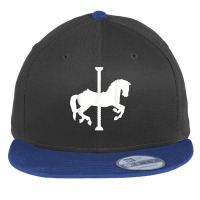 Carousel Horse Flat Bill Snapback Cap | Artistshot