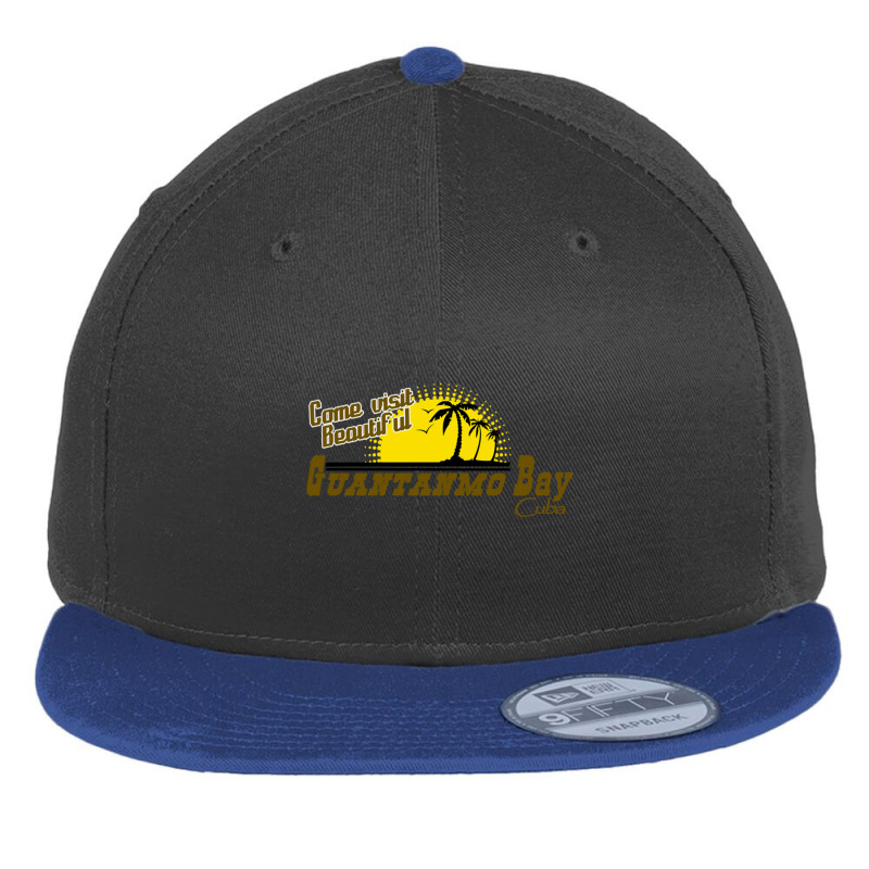 Cbesuchen Sie Schnen Guantanamo Bucht Kuba Lustiger Geeknerd Flat Bill Snapback Cap | Artistshot