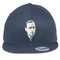 Music Vintage Retro Portrait Man Men Women Flat Bill Snapback Cap | Artistshot