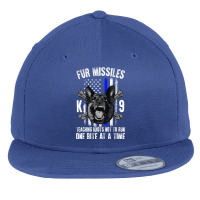 Fur Missiles Teaching Idiots Not To Run One Bite At A Time Flat Bill Snapback Cap | Artistshot