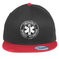 Emergency Medical Technician, Emergency Medical, Technician, Distresse Flat Bill Snapback Cap | Artistshot