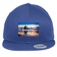 Haystack Rock Flat Bill Snapback Cap | Artistshot