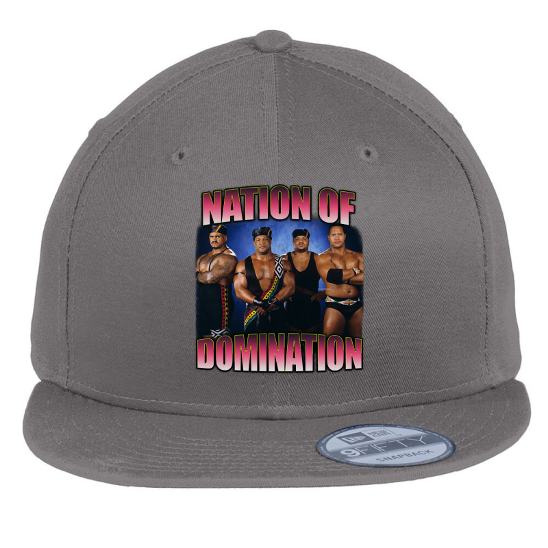 Nation Of Domination, Nation Of Domination Art, Nation Of Domination P Flat Bill Snapback Cap by SHOPBEEERQ | Artistshot