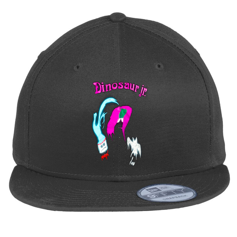 Dinosaur Jr, The Dinosaur Jr, Dinosaur Jr Art, Dinosaur Jr Vintage, Di Flat Bill Snapback Cap | Artistshot