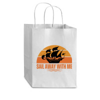 Sail Away With Me Cub Paper Bag - 8 X 4 1/2 X 10 1/4 | Artistshot