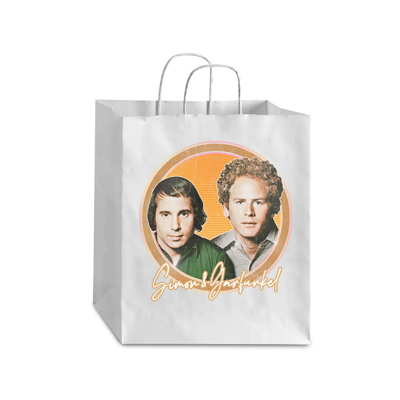 Simon Amp Garfunkel Retro Style Fan Design Debie Paper Bag - 10 X 5 X 13 | Artistshot