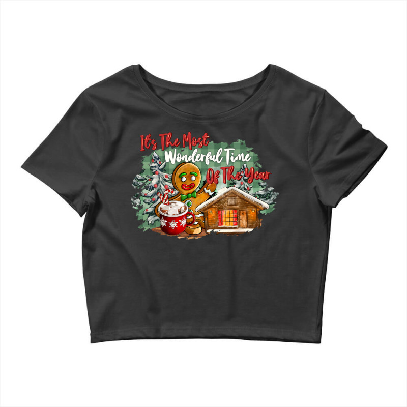 Its The Wonderful Time Of The Year Crop Top by CowGirlArtShop | Artistshot