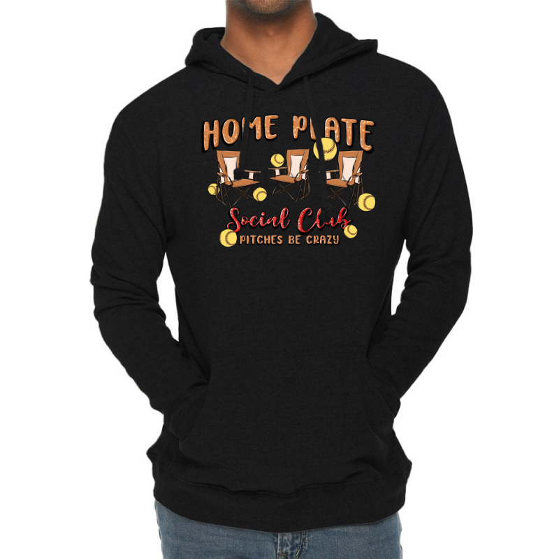 Glitter Softball Lightweight Hoodie | Artistshot