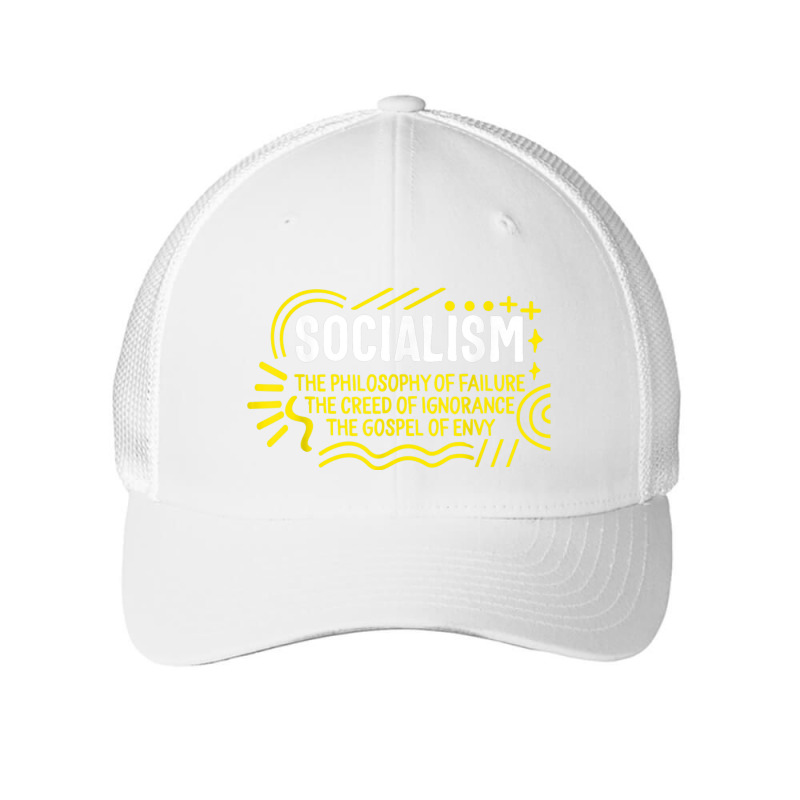 Socialist Socialism Definition Libertarian Capitalism Anti C Mesh cap by BooBug | Artistshot