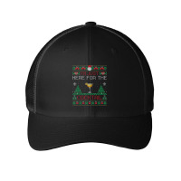 Sidecar Cocktail Christmas Sweater Sidecar Ugly Xmas Mesh Cap | Artistshot