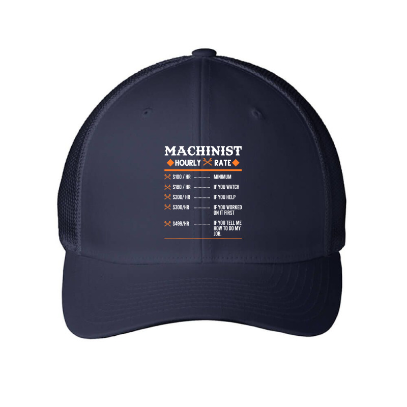 Machinist Hourly Rate Machining Mesh cap by cm-arts | Artistshot