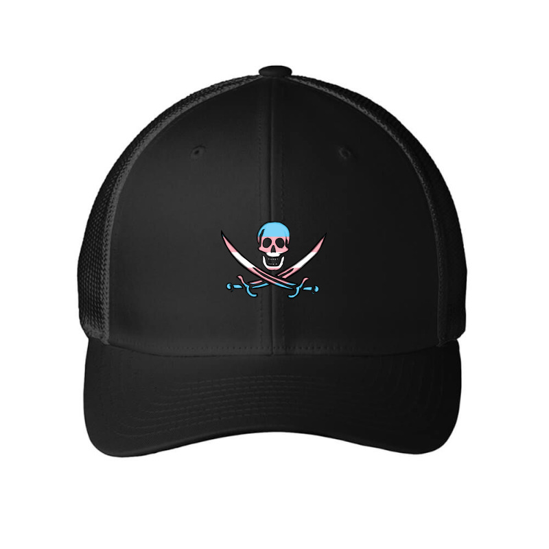 Transgender Pirate Pride Mesh Cap | Artistshot