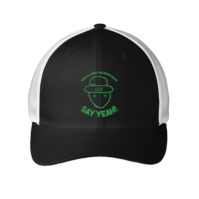 Amateur Leprechaun Sketch Mobile Alabama St Patrick's Day Mesh cap by cm-arts | Artistshot