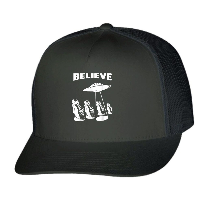 Easter Island Heads Moai Statues Alien Trucker Cap | Artistshot