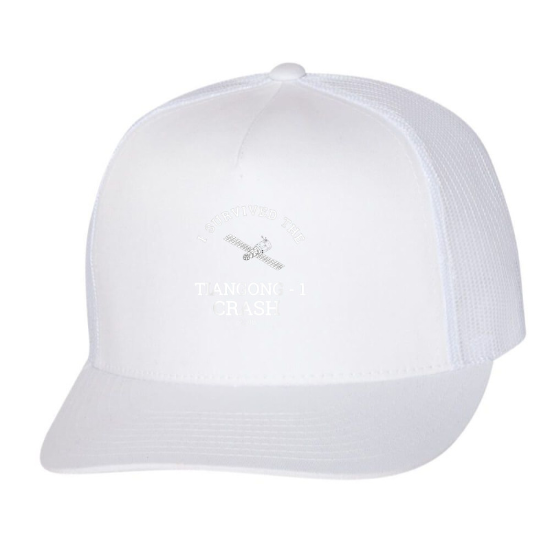 Chinese Space Station Tiangong 1 Crash Shirt Trucker Cap | Artistshot