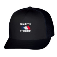 Thank You Veterans Day Salute Military Appreciation Soldiers Sweatshir Trucker Cap | Artistshot