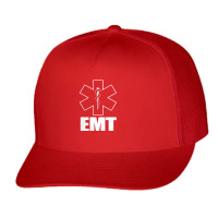 Emt Uniform Emergency Medical Technician T Shirt Trucker Cap | Artistshot