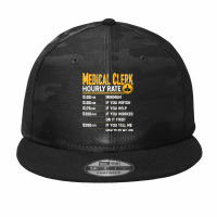 Medical Clerk Hourly Rate   Funny Medical Assistant Camo Snapback | Artistshot