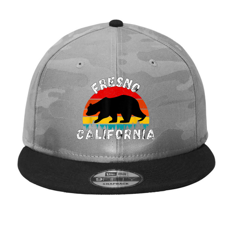 Retro Fresno California Apparel Camo Snapback by Bandits | Artistshot