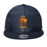 Uncle Turkey Matching Family Group Thanksgiving Party Pajama Camo Snapback | Artistshot