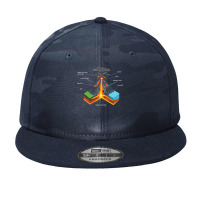 Volcano Lover Geology Teacher  Funny Geologist Camo Snapback | Artistshot