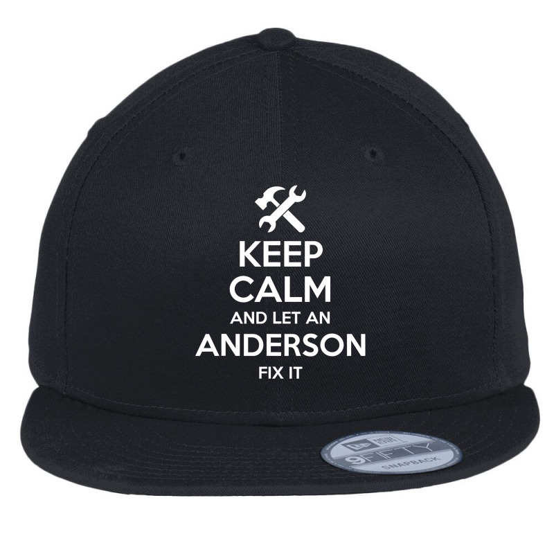 Anderson Funny Surname Birthday Family Tree Reunion Gift Flat Bill Snapback Cap by cm-arts | Artistshot