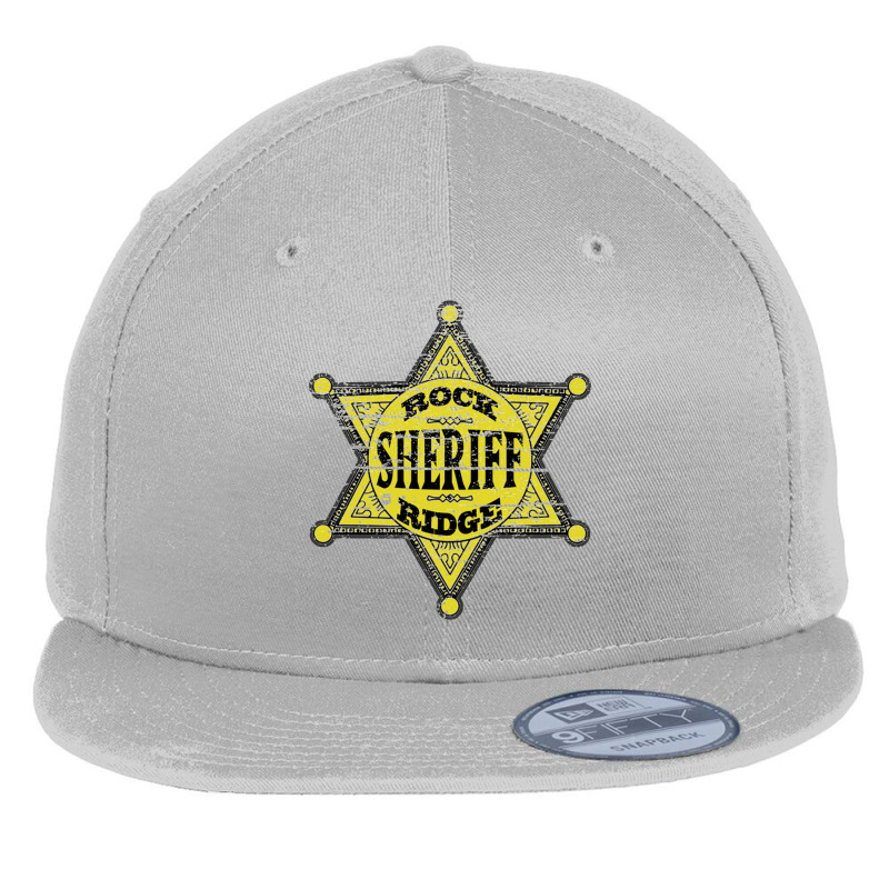 Rock Ridge Sheriff   Blazing Saddles Flat Bill Snapback Cap by arthubnco | Artistshot