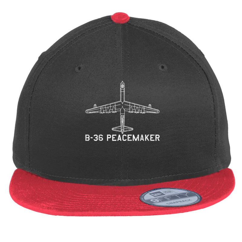 B-36 Peacemaker Strategic Bomber Classic Usa Warplane Flat Bill Snapback Cap | Artistshot