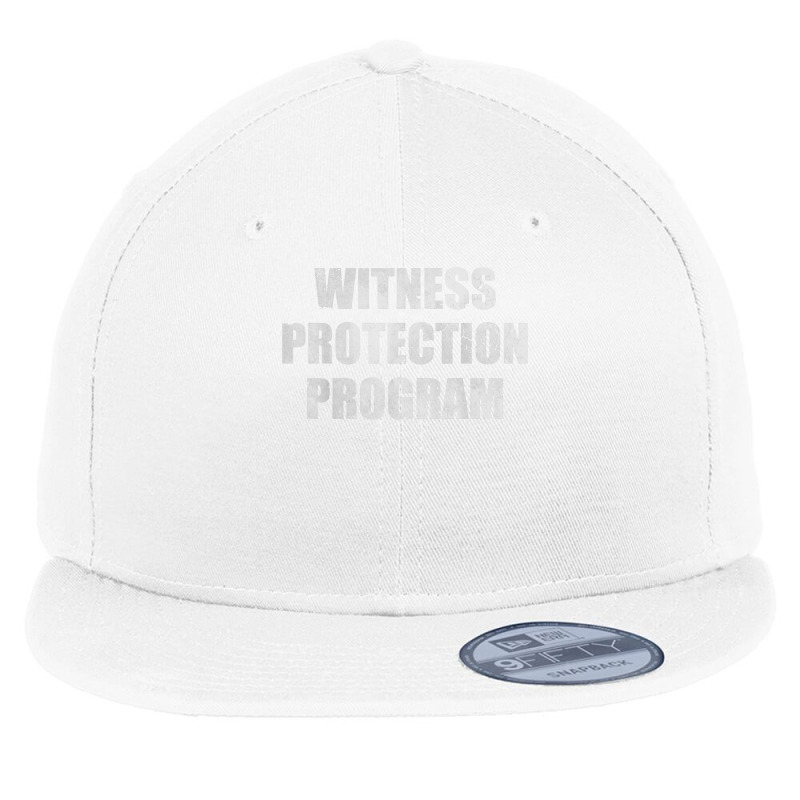 Witness Protection Program Costume Halloween Men Flat Bill Snapback Cap | Artistshot