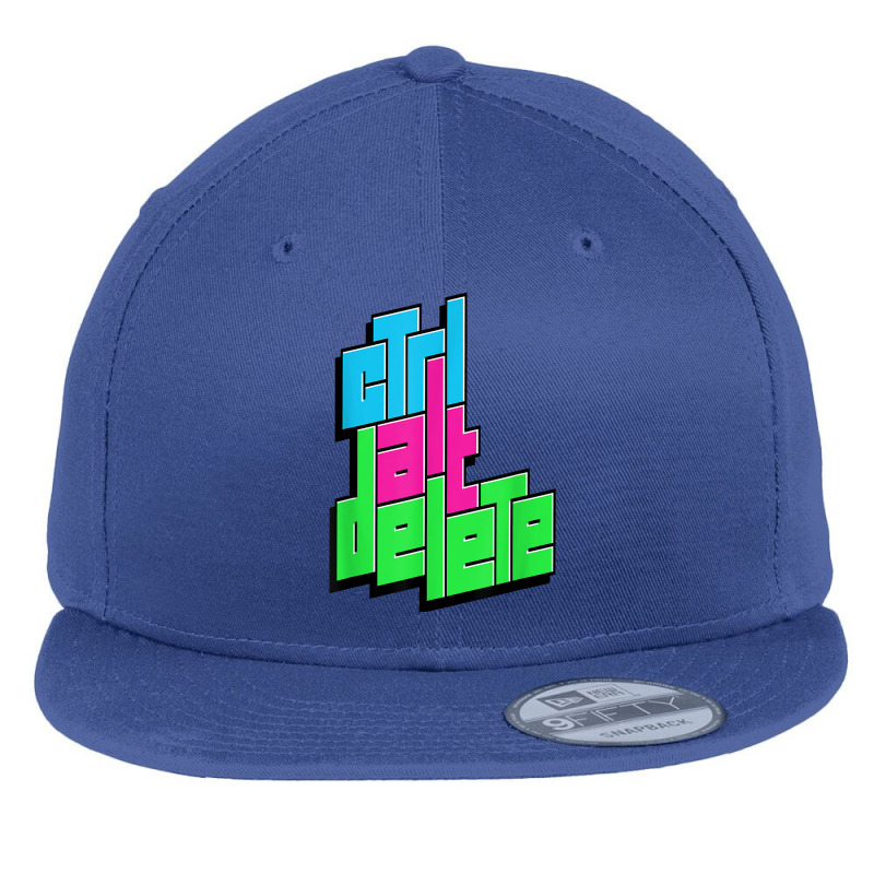 Funny Pc Nerd Ctrl Alt Del Tee - Control Alt Delete Flat Bill Snapback Cap by RiekertAlennah | Artistshot