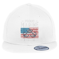 Proud Marine Friend Flat Bill Snapback Cap | Artistshot