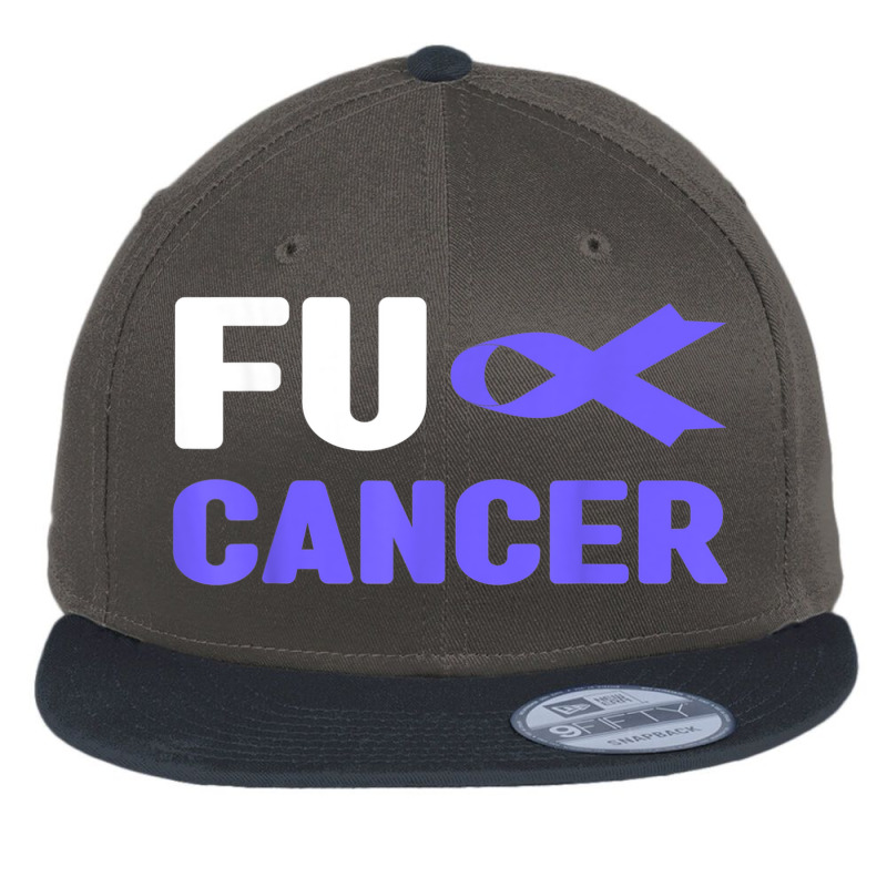 Fuck Cancer Tshirt   Fuck Stomach Cancer Awareness Flat Bill Snapback Cap by Market | Artistshot