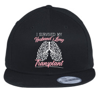 I Survived My Husband's Lung Transplant Organ Donation Premium T Shirt Flat Bill Snapback Cap | Artistshot