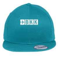 Bkk Bangkok Thailand Airport T Shirt Flat Bill Snapback Cap | Artistshot