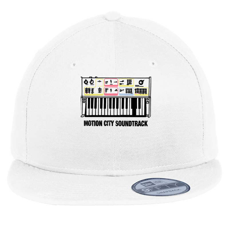 Motion City Soundtrack Merch Synth Flat Bill Snapback Cap | Artistshot