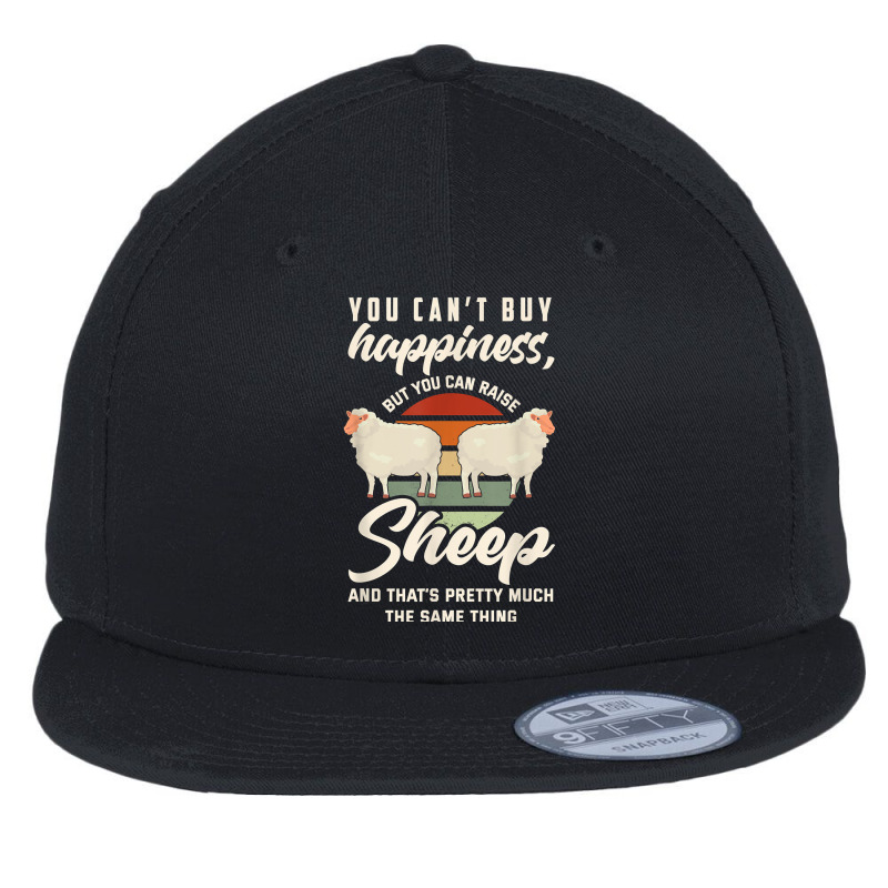 Sheep Funny Raising Sheep Joke Sheep Farmer Flat Bill Snapback Cap | Artistshot