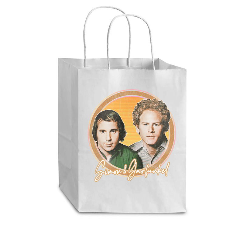 Simon Amp Garfunkel Retro Style Fan Design Cub Paper Bag - 8 X 4 1/2 X 10 1/4 | Artistshot