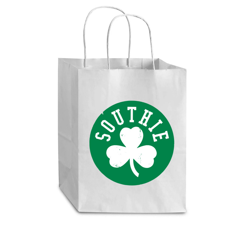 Southie Irish St Patricks Day Cub Paper Bag - 8 X 4 1/2 X 10 1/4 | Artistshot