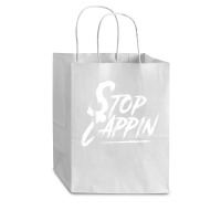 Stop Cappin No Cap Stop Cappin No Lies No Cap Hiphop Rap Cub Paper Bag - 8 X 4 1/2 X 10 1/4 | Artistshot