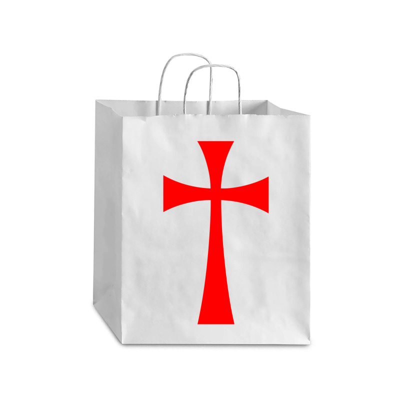 Long Cross - Knights Templar - Holy Grail - The Crusades Debie Paper Bag - 10 X 5 X 13 | Artistshot