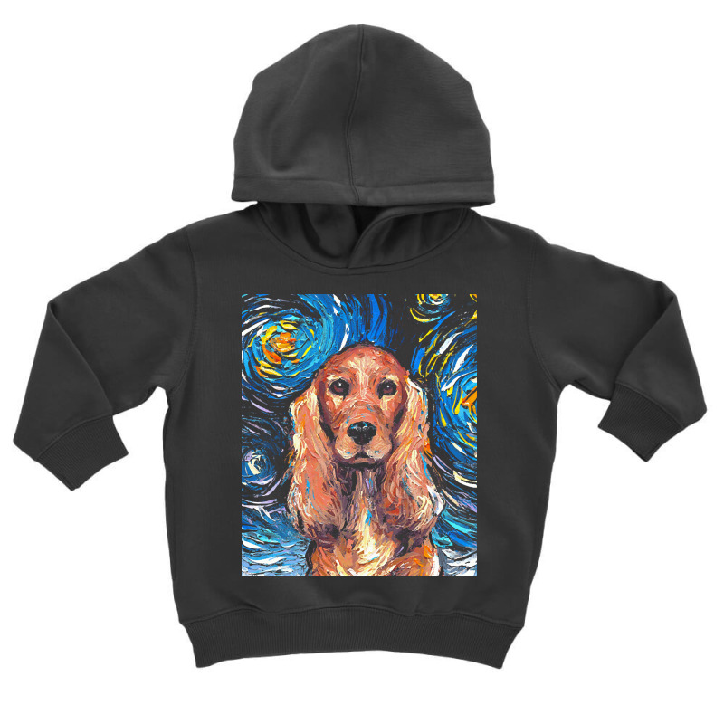 Cocker Spaniel T  Shirt Cocker Spaniel Night Toddler Hoodie by hopeannounce | Artistshot