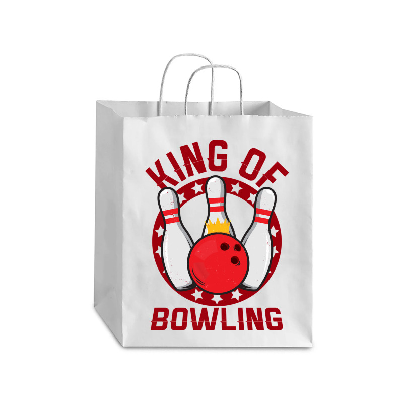 Bowling Bowl Champion King 542 Bowling Ball Debie Paper Bag - 10 X 5 X 13 | Artistshot