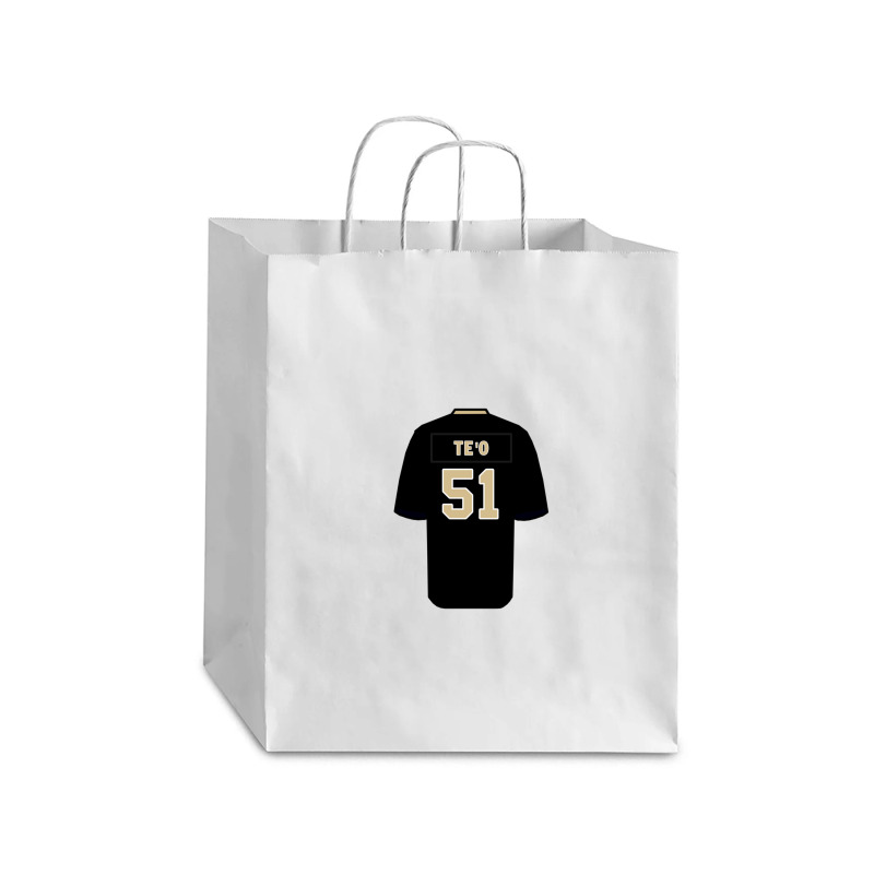 Manti Te'o Jersey Debie Paper Bag - 10 X 5 X 13 | Artistshot